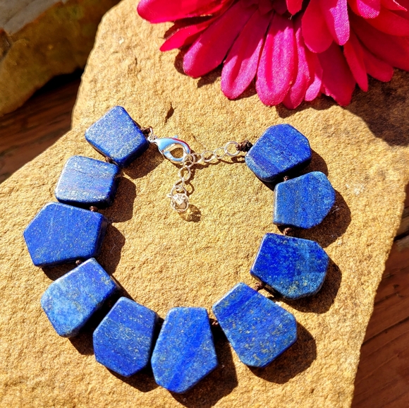 Katherine Winters Jewelry - SOLD NWT BLUE LAPIS STERLING SILVER STATEMENT B…